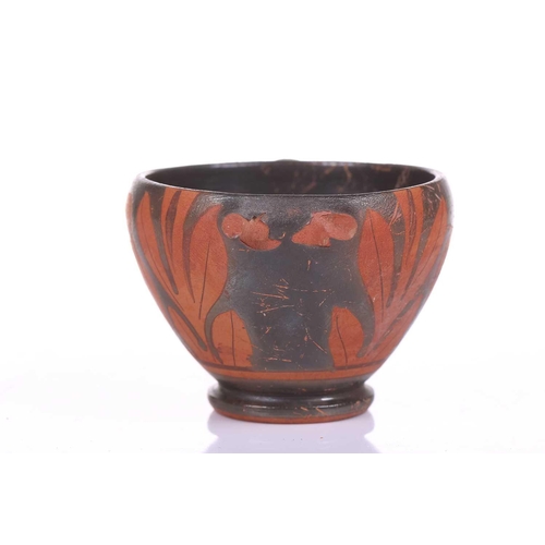 230 - An Athenian-style ritual cup, 4th century BC or later, decorated with the 