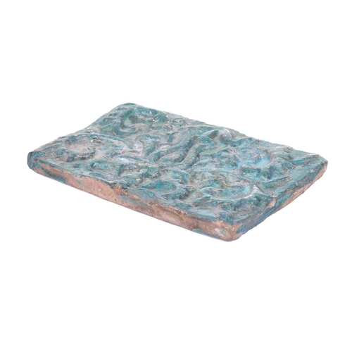 238 - A group of eight various Islamic tiles, 13th century and later, including a large turquoise glazed f... 