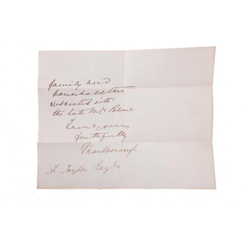 276 - Winston Churchill (1874-1965): an original hand-written letter, with envelope, to the doctor officia... 