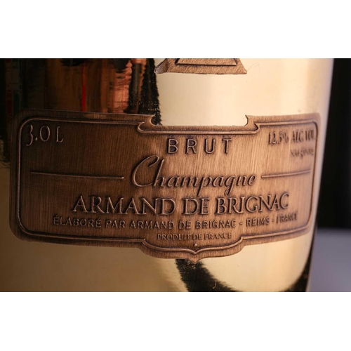 283 - A Jeroboam of Cattier Armand de Brignac Ace of Spades Brut Champagne, 3lt, 12.5% Private collector i... 