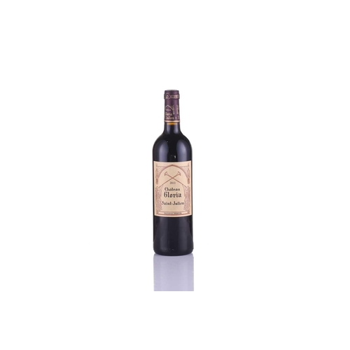 286 - Six bottles of Chateau Gloria St Julien Bordeaux, 2011, OWC Private collector in London Unopened cas... 