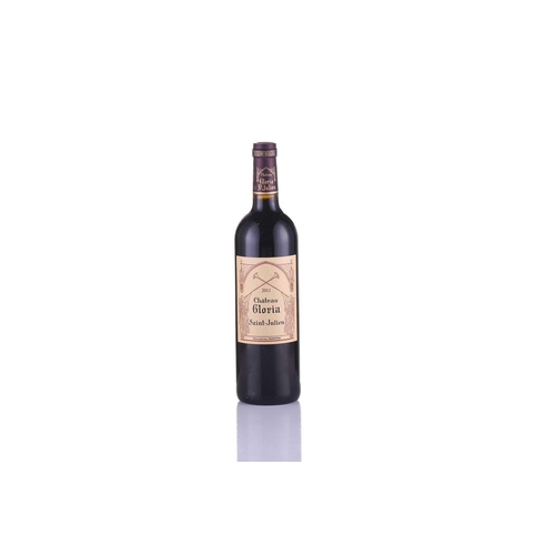 286 - Six bottles of Chateau Gloria St Julien Bordeaux, 2011, OWC Private collector in London Unopened cas... 