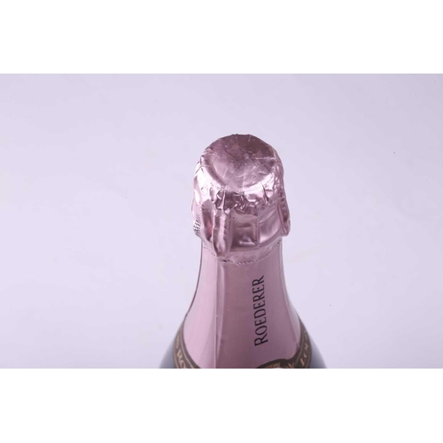 287 - Two bottles of Louis Roederer Rose Champagne, 2013, 750ml, 12%, together with a bottle of Louis Roed... 