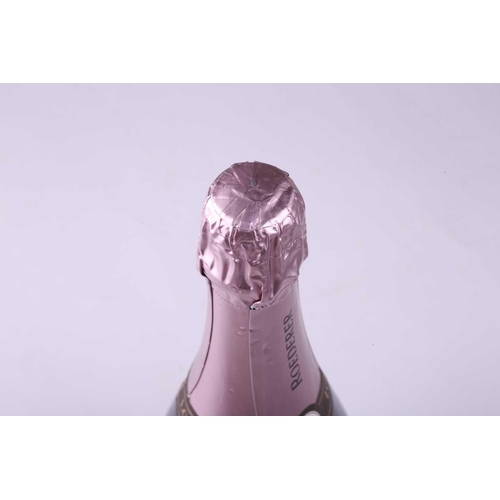 287 - Two bottles of Louis Roederer Rose Champagne, 2013, 750ml, 12%, together with a bottle of Louis Roed... 