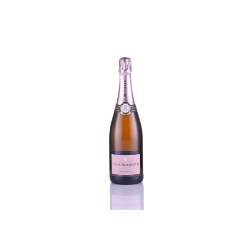 287 - Two bottles of Louis Roederer Rose Champagne, 2013, 750ml, 12%, together with a bottle of Louis Roed... 