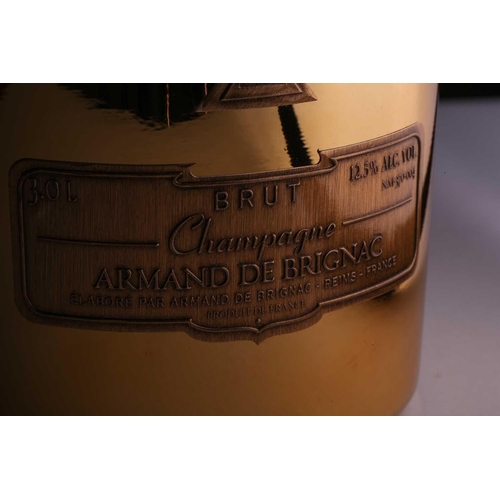 291 - A Jeroboam of Cattier Armand de Brignac Ace of Spades Brut Champagne, 3lt, 12.5% Private collector i... 