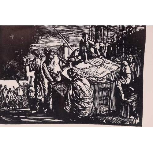 33 - † Frank Brangwyn (1867 - 1956), 'Bringing home the Christmas Goose', signed in pencil, etching, past... 