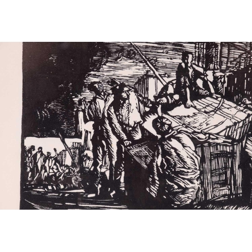 33 - † Frank Brangwyn (1867 - 1956), 'Bringing home the Christmas Goose', signed in pencil, etching, past... 