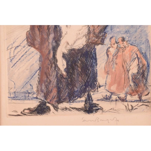 33 - † Frank Brangwyn (1867 - 1956), 'Bringing home the Christmas Goose', signed in pencil, etching, past... 