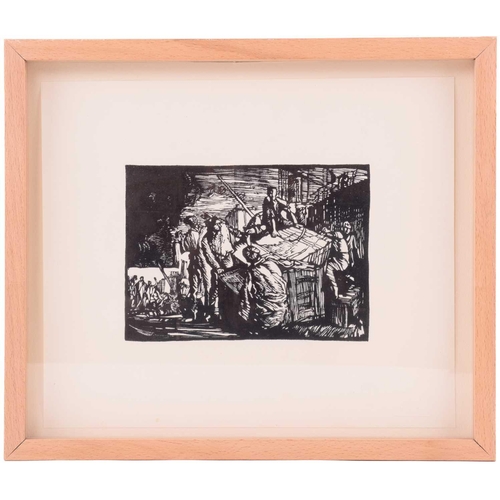 33 - † Frank Brangwyn (1867 - 1956), 'Bringing home the Christmas Goose', signed in pencil, etching, past... 