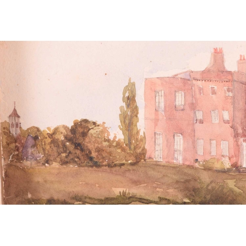 62 - Attributed to Thomas Lound (1801-1861), 'Quidenham, Norfolk, Earl of Albermarle', 1852, watercolour,... 