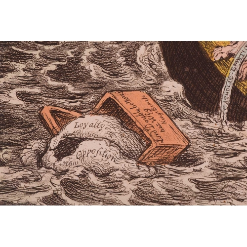 78 - After James Gillray (1786-1818), 'Charon's Boat or the Ghosts of 