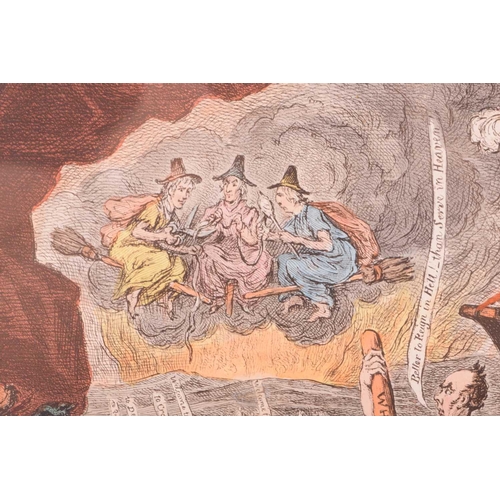 78 - After James Gillray (1786-1818), 'Charon's Boat or the Ghosts of 