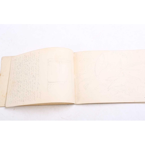 79 - 'The Stannard Folder', a large collection of watercolour and pencil sketches, studies and exercise p... 