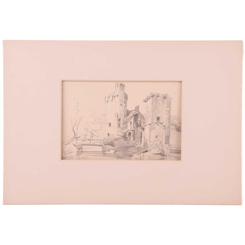 80 - Attributed to John Sell Cotman (1782-1842), ''Old Abbey & River Scene', ink and wash on paper, 12.5 ... 