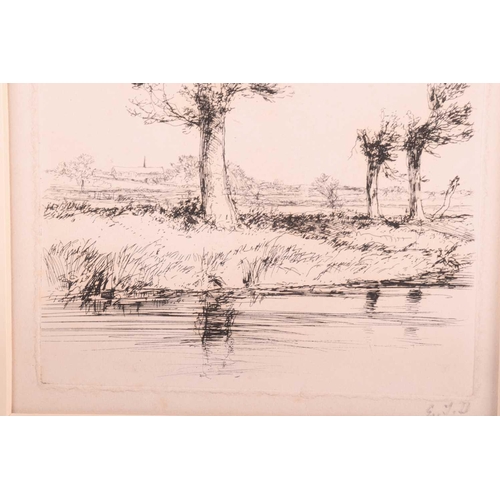 82 - Edward Thomas Daniell (1804-1842), five etchings of Norfolk interest, comprising: 'Pollard Trees, He... 