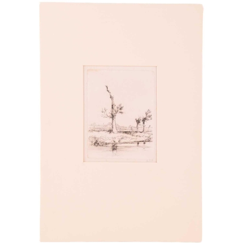 82 - Edward Thomas Daniell (1804-1842), five etchings of Norfolk interest, comprising: 'Pollard Trees, He... 