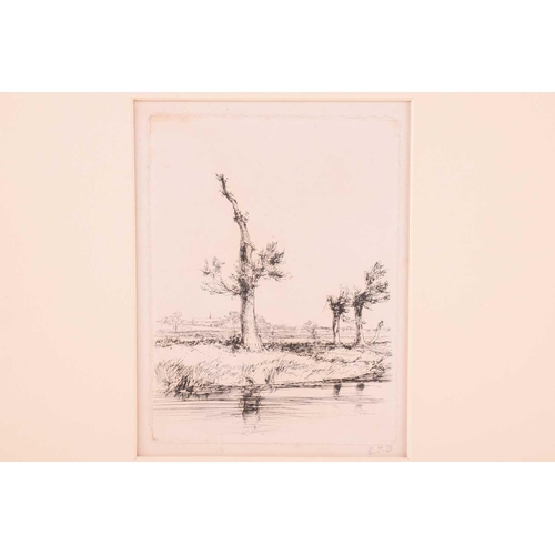 82 - Edward Thomas Daniell (1804-1842), five etchings of Norfolk interest, comprising: 'Pollard Trees, He... 