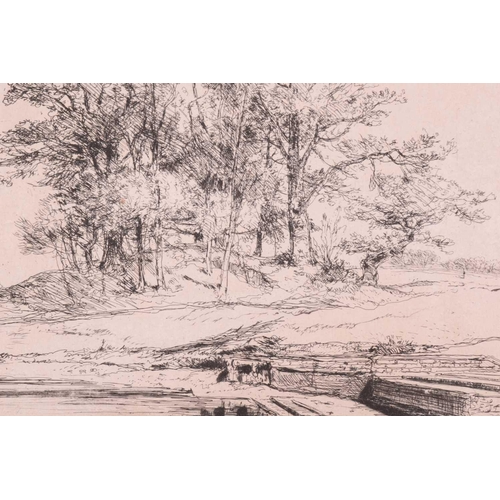 82 - Edward Thomas Daniell (1804-1842), five etchings of Norfolk interest, comprising: 'Pollard Trees, He... 