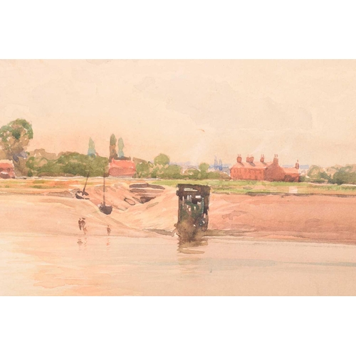 83 - Tom Scott (1854-1927) Scottish, 'West Lynn, Norfolk', watercolour, signed and dated 1906, 27 cm x 46... 