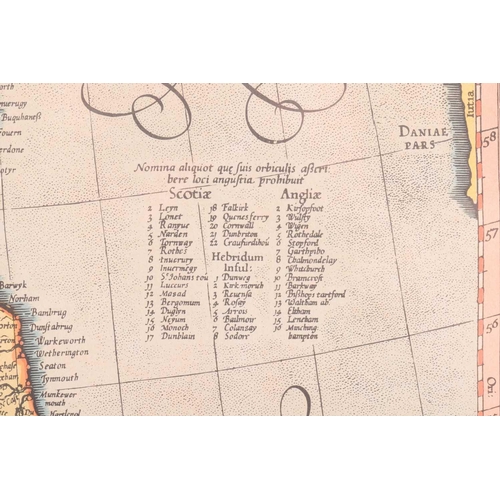 84 - Robert Morden (c.1650-1703) a hand-tinted engraved map of 'Darbyshire', 36 cm x 42 cm, together with... 