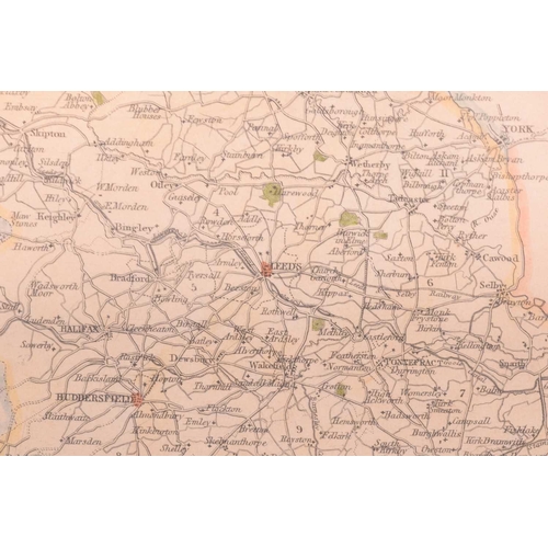 85 - John Ogilby (1600-1676), two coloured strip road maps, 'Bristol to Worcester' and 'Bristol to Exeter... 