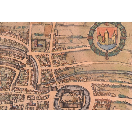 85 - John Ogilby (1600-1676), two coloured strip road maps, 'Bristol to Worcester' and 'Bristol to Exeter... 