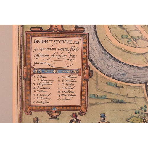 85 - John Ogilby (1600-1676), two coloured strip road maps, 'Bristol to Worcester' and 'Bristol to Exeter... 