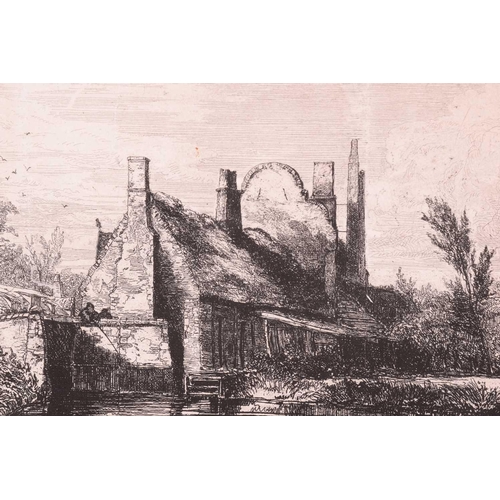 89 - Edward Thomas Daniell (1804-1842), four etchings of Norfolk interest, comprising: 'Near Norwich (Hea... 