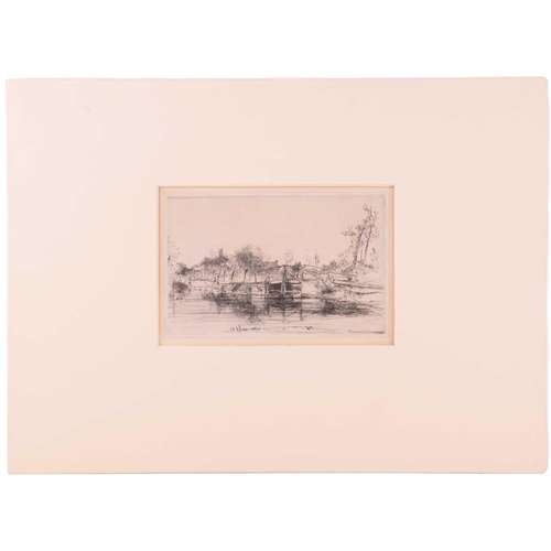 89 - Edward Thomas Daniell (1804-1842), four etchings of Norfolk interest, comprising: 'Near Norwich (Hea... 