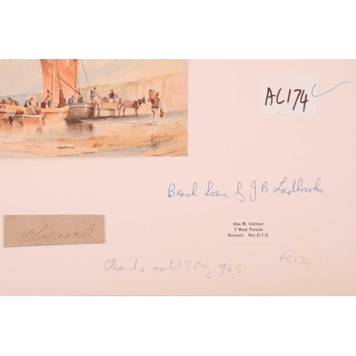 94 - Of Norfolk interest: a collection of watercolours and sketches by various artists, comprising: Josep... 