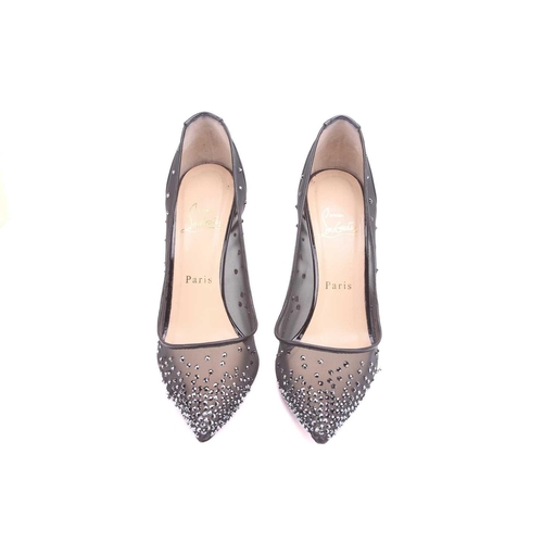 Sold at Auction: Christian Louboutin - a pair of 'Follies Strass
