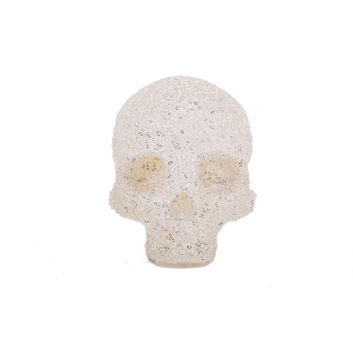 184 - A Fabian Baron for Swarovski Crystal Palace white Crystal Skull, in the original box of issue with c... 