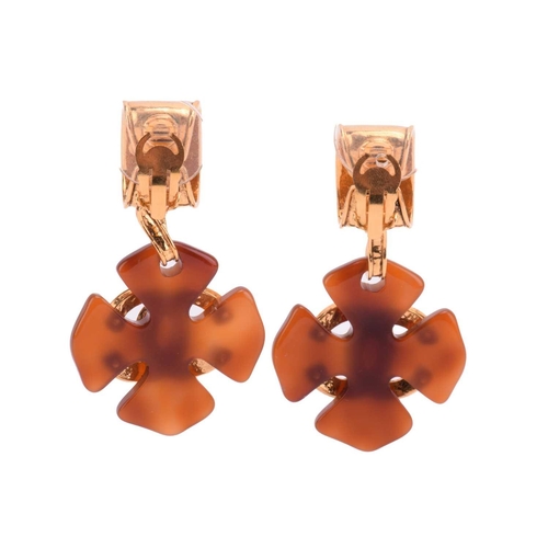 279 - Chanel - two pairs of clip-on earrings and a cocktail ring; including a pair of 1980s Byzantine-styl... 