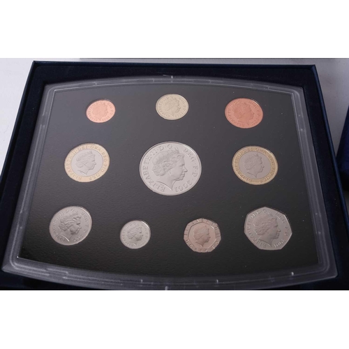 361 - A UK, millennium, collection of silver-proof coins, including Maundy money, number 02828 of 15000, i... 