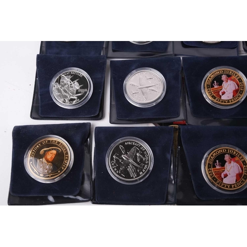 364 - A collection of Commemorative coin covers including Henry VIII, Battle of Britain, Dunkirk Evacuatio... 