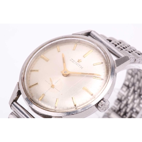 441 - A Zenith mechanical dress watch in steel. Serial: 578A514 Case Material: Steel Case diameter: 33mm D... 