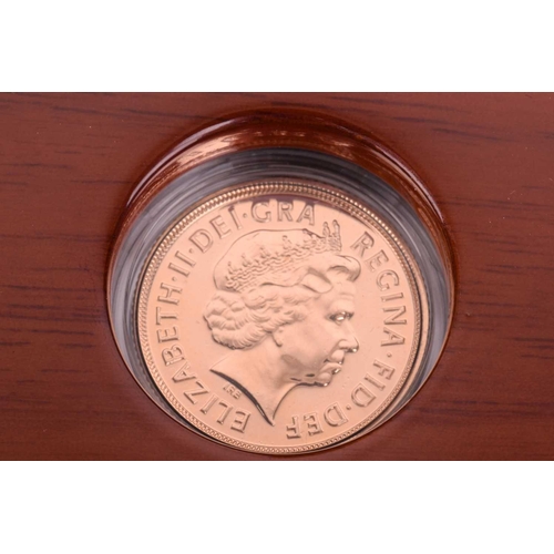 369 - A 2012 celebration gold sovereign, commemorating the Queen’s Diamond Jubilee, No; 0181 in original b... 