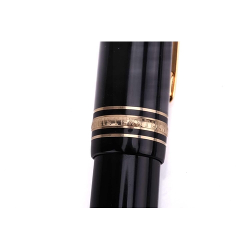 395 - A Mont Blanc Meisterstuck No.149 fountain pen, ED1713180 (unboxed) 15 cm long.