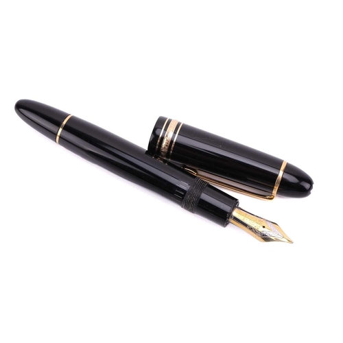 395 - A Mont Blanc Meisterstuck No.149 fountain pen, ED1713180 (unboxed) 15 cm long.