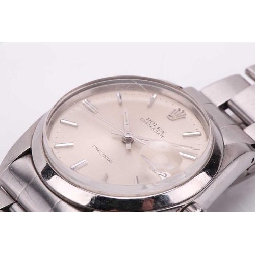 474 - A Rolex precision 36mm reference 6694, featuring a Swiss-made hand-wound movement in a steel 36mm ca... 