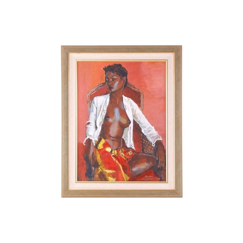 2 - Boscoe Holder (1927-2007) Trinidad, 'Youshabelle', signed and dated 1997, oil on board, 58.5cm x 43 ... 