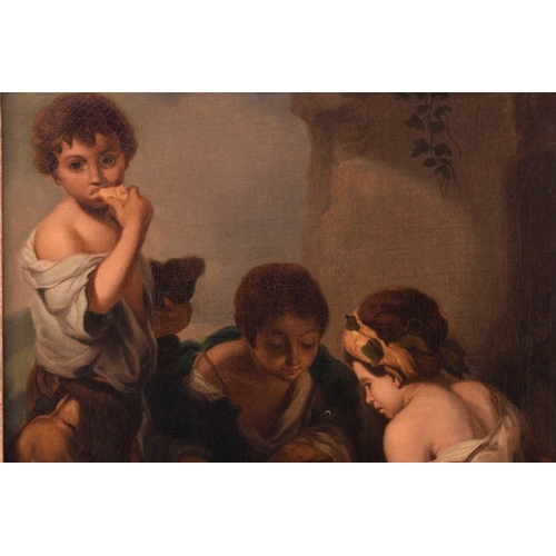5 - After Bartolomé Esteban Murillo (1618 - 1682), The Dice Players and The Little Fruitseller, oil on c... 