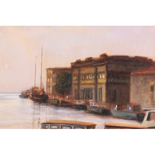 31 - Wayne Branch (b.1961) Barbados, A harbour scene, signed and dated '92, oil on canvas, 45.5 cm x 63.5... 