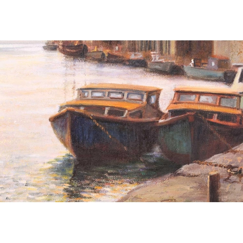 31 - Wayne Branch (b.1961) Barbados, A harbour scene, signed and dated '92, oil on canvas, 45.5 cm x 63.5... 