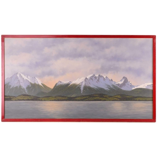 46 - † Simon Harling (b.1950), Two views of Swiss Oberland - a pair, unsigned, oil on canvas, 61 x 112 cm... 