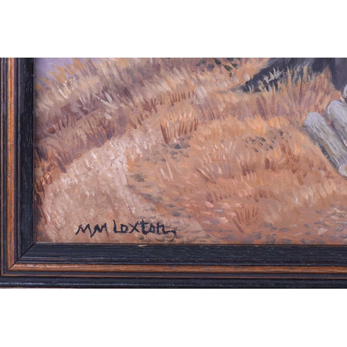 7 - † Margaret Loxton (b.1938) British, 'Farm Mill', oil on board, signed to lower left corner, 52 cm x ... 