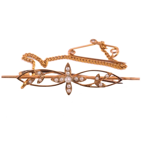 113 - Three items of jewellery; a diamond cluster ring, the square cluster set with brilliant cut and sing... 
