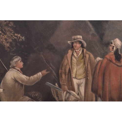 147 - After George Morland (1763-1804), 'Juvenile Navigators', coloured engraving, 43 cm x 55 cm, together... 