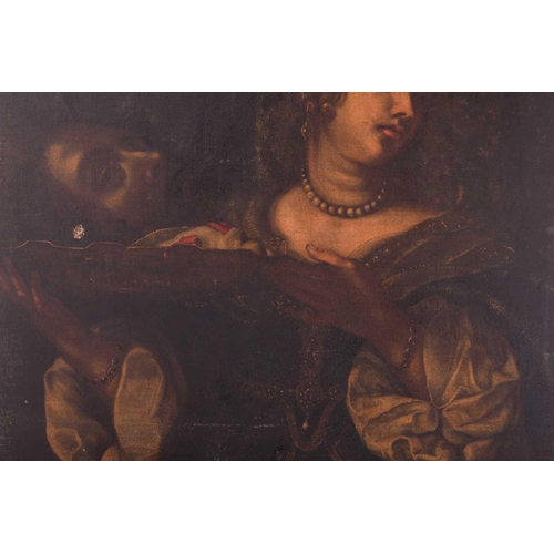 208 - Manner of Guido Reni (1575 - 1642), Salome with the head of John the Baptist, oil on canvas, 89 x 75... 